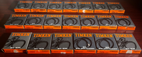 Assorted Timken Seal Parts