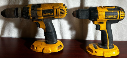 Dewalt DC720 1/2” Cordless Drill Driver, Dewalt DW988 Heavy Duty XRP 1/2” Cordless Drill