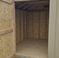 8'x8' Gable Style Wood Shed On 2"x6" Frame - 3