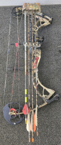 PSE X-Force Compound Bow With Tru Glo Sight And (4) Arrows