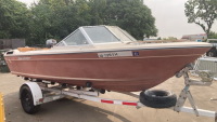 BAYLINER BOAT AND TRAILER - 7