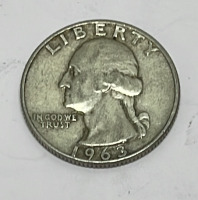 (2) Silver Washington Quarters Dated 1963 And 1964 - 2