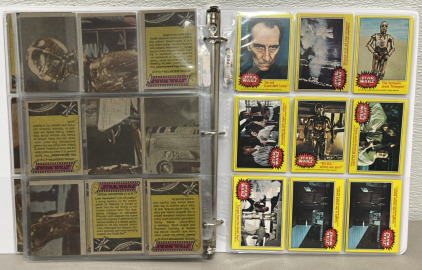 Binder Of (99) 1977 Topps Star Wars Series 3 (Yellow) Collectible Cards