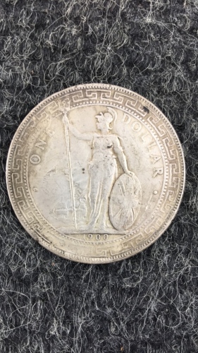 UK 1900 Silver Dollar