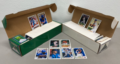 Box Of 1990 Upper Deck MLB Baseball Cards W/ 3D Team Logo Holograms, Box Of 1991 Upper Deck MLB Baseball Cards W/ Team Logo Holograms