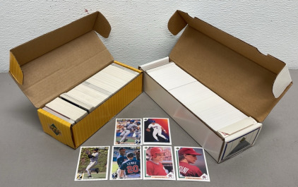 1991 Upper Deck MLB Baseball Cards W/ 3-D Holograms, Box Of 1994 Upper Deck MLB Baseball Cards