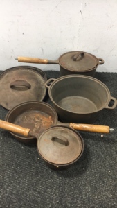 Rustic Cast Iron Cookware