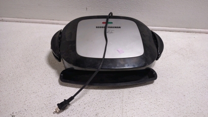 George Foreman Griddle w/ Grease Trap Tray