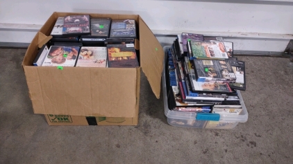 (50+) Variety of DVDs; Comedy, Horror, Romance, Family & Children Movies