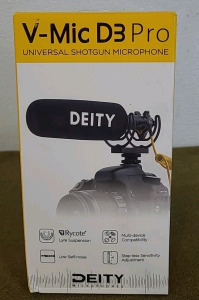 (1) Deity Microphones, V-Mic D3 Camera-Mount Shotgun Microphone