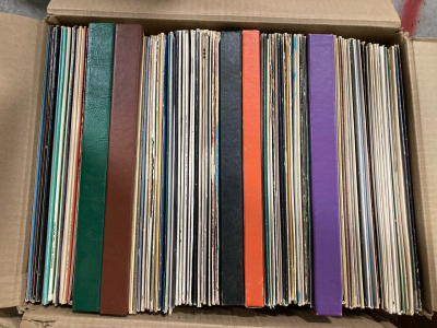 Box of 100+ Vintage Vinyl Records