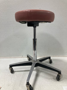 Exam Stool Backless Height Adjustable 5 Caster Black