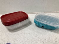 Rubbermade Tubberware, With Lids - 4