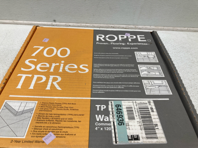 Roppe Thermo Plastic Rubber Wall Base