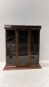 Small Cabinet with Glass Shelving