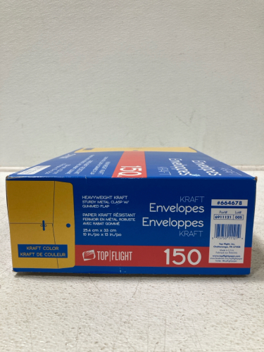 Kraft 150 Envelopes