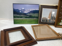 (6) Picture Frames, (4) Artwork In Frames, - 3