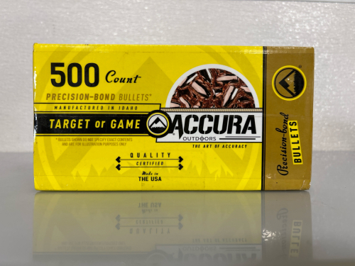 (500) Ct. Accura Outddors Precision- Bond Bullets