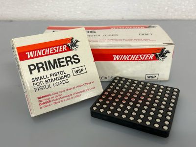 (1000) Ct. Winchester Small Pistol Primers