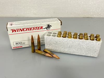 (20) Rounds of Winchester 300 BLK 147 Gr.