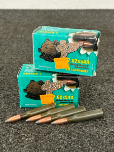 Brown Bear 7.62x54R 203 Gr. Ammo