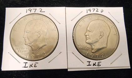 (2) Ike Dollars