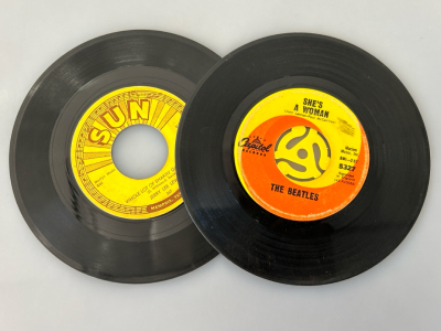 (2) Vintage 45 Rpm Records (1957 Press and Original Press)