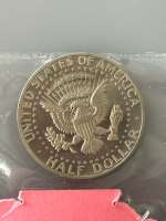 Kennedy Half Dollar Gem PROOF Edition and A Bicentennial Eisenhower Dollar - 4