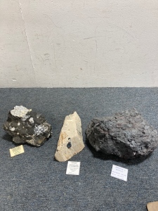 (3) Large Mineral Specimens