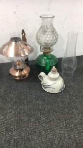 Vintage Oil Lamp and More