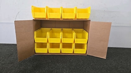 (1) Set of 12 Shop Organizing Containers