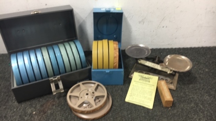 Vintage Scale and Film Reels