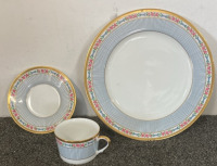 Christian Dior Fine China .. 1 Tea Cup And Saucer 1 Plate