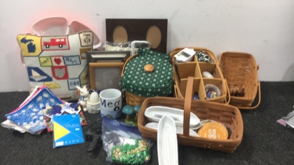 Wicker Baskets and Other Household Items