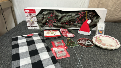 6ft. Garland, Holiday 48-inch Tree Skirt, 12 Days Of Christmas Scentsy (4), & More!