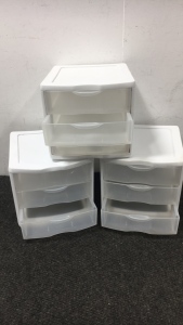 (3) Drawer Containers