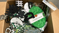 Box Of Assorted Football Party Supplies - 2