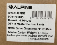 2-Alpine Universal Dispenser Stand (Dispenser Included) - 3