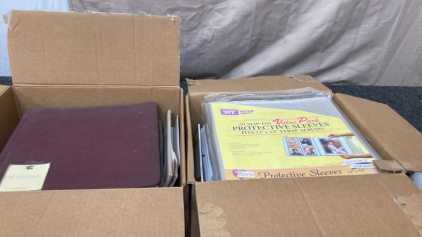 2 Boxes Of Scrapbooking Supplies