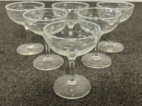 Set of 6 Champagne Glasses