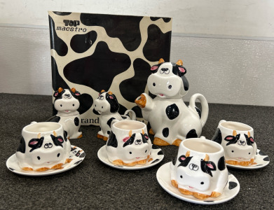 Cow Tea Set