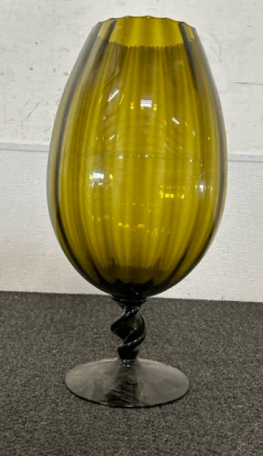 Olive Green Flower Vase