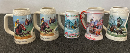 (5) Mugs