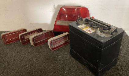 1969 Chevy Bel Air Tail Lights . 1996 Honda Accord Tail light. New Intestate Battery