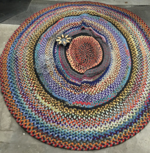 Antique Rag Rug, Food Holders