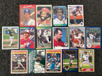 Sports Cards: Jose Uribe, Garry Maddox, Will Clark, Scott Bullett and Many Other Stars - 5