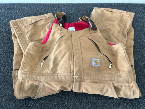 Pair Of Carhartt Coveralls Size 38x30