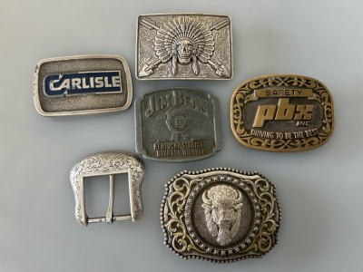 (6) Belt Buckles