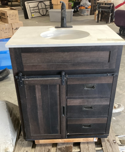 Free Standing Vanity Sliding Door