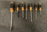 Various Sizes Of Flathead And Phillips Screwdrivers - 2